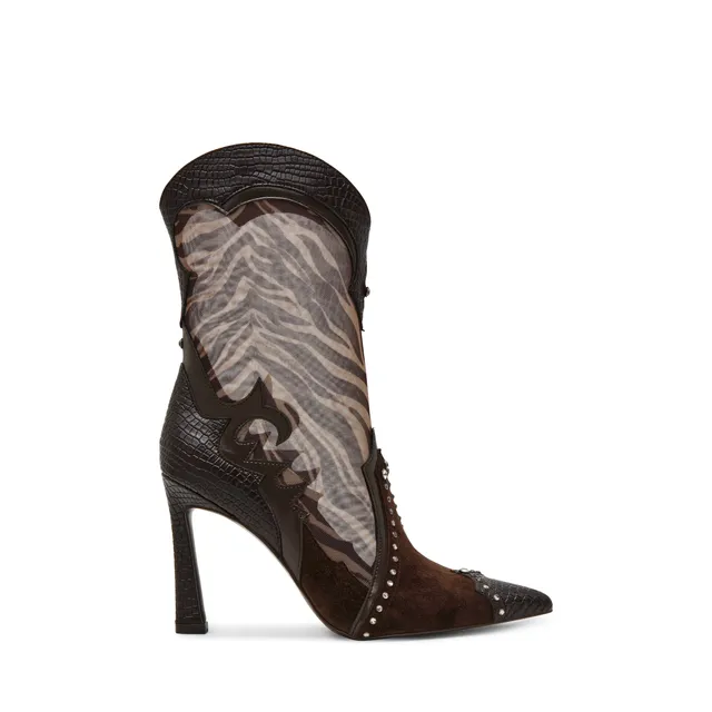 Steve Madden Konah bottes espresso talon 8 cm
