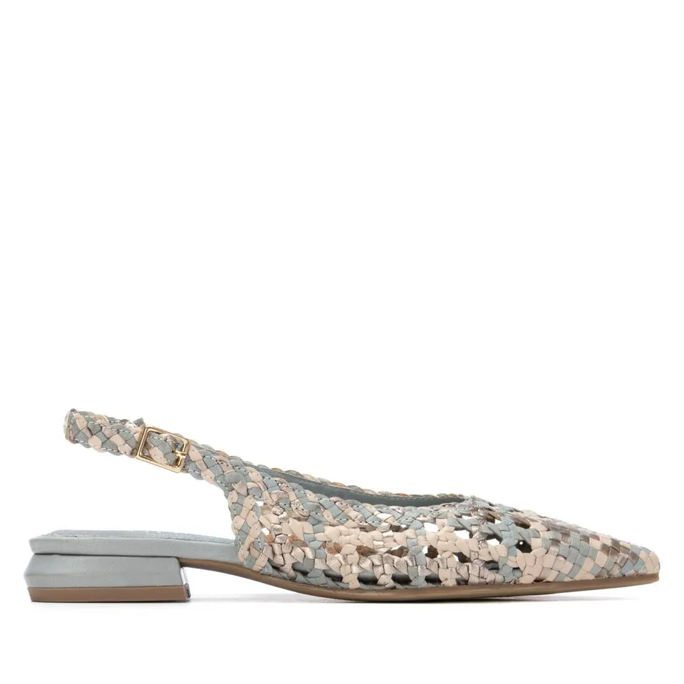 Carmela 16312906 ballerines cuir jeans talon bas