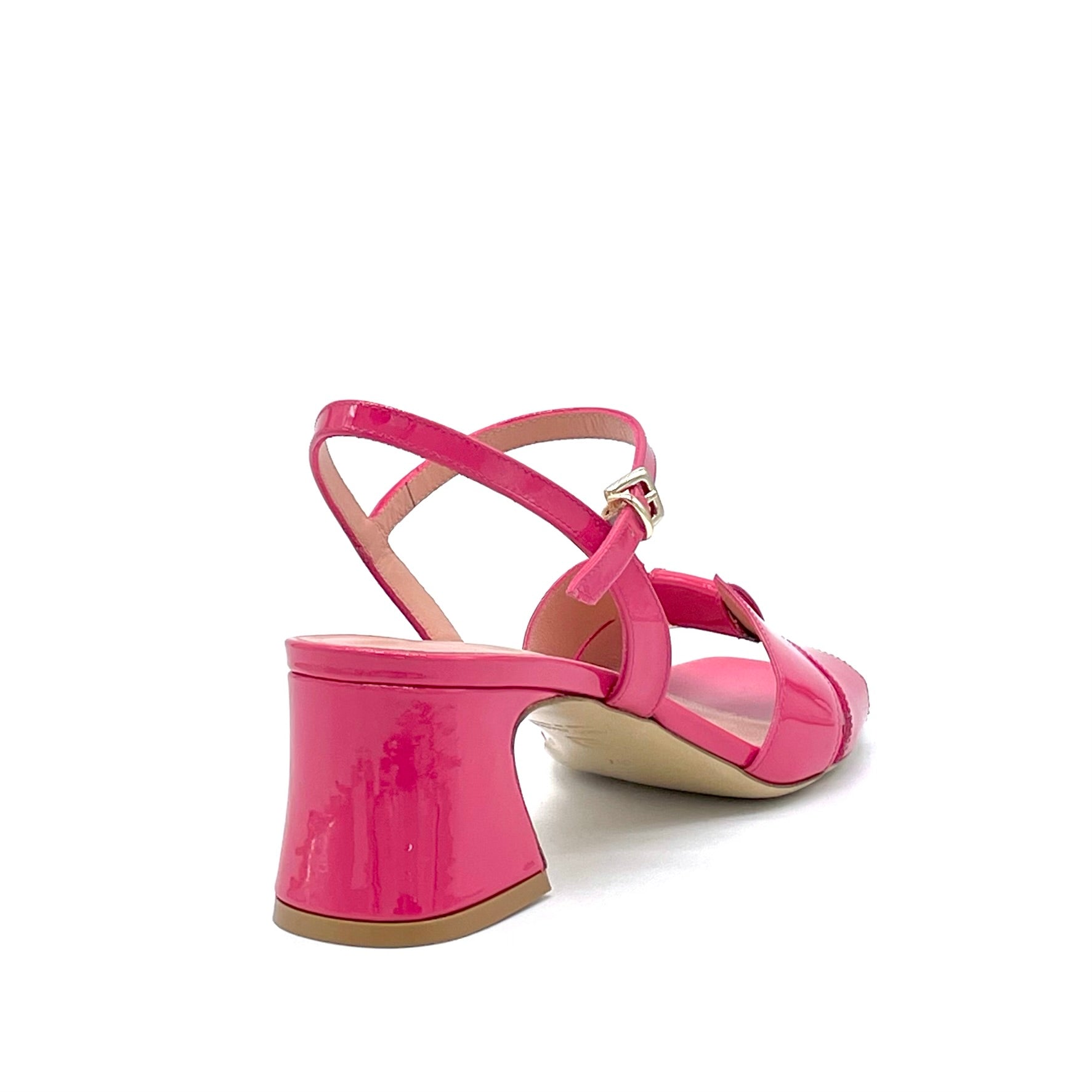 ELATA 14178 sandales vernis azalea talon 5,5 cm