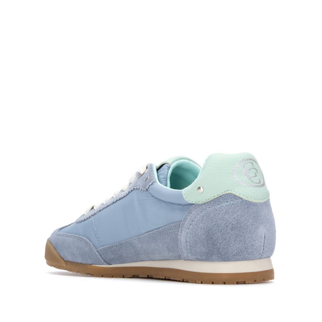 Carmela 16311905 baskets cuir jeans lacets