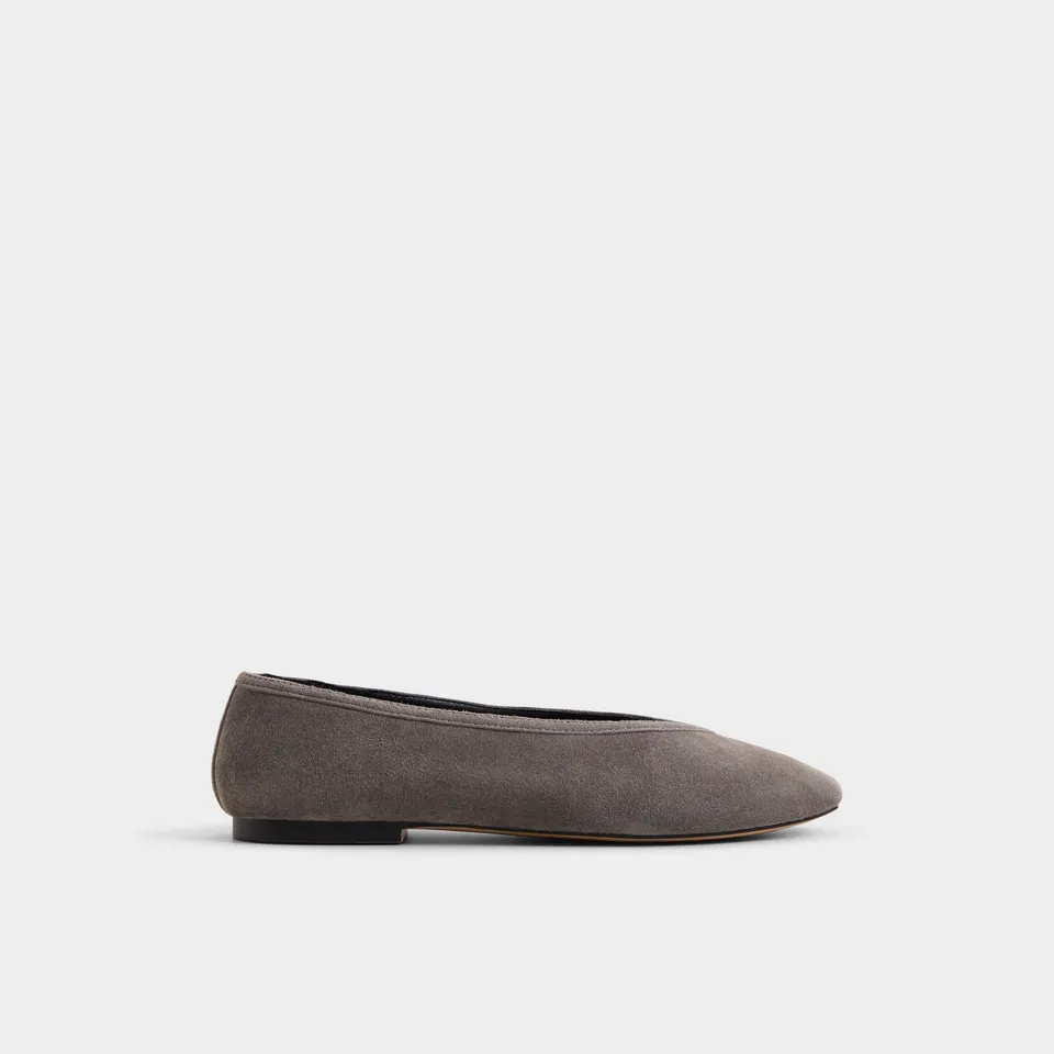ALDO Ayrah ballerines cuir gris suède