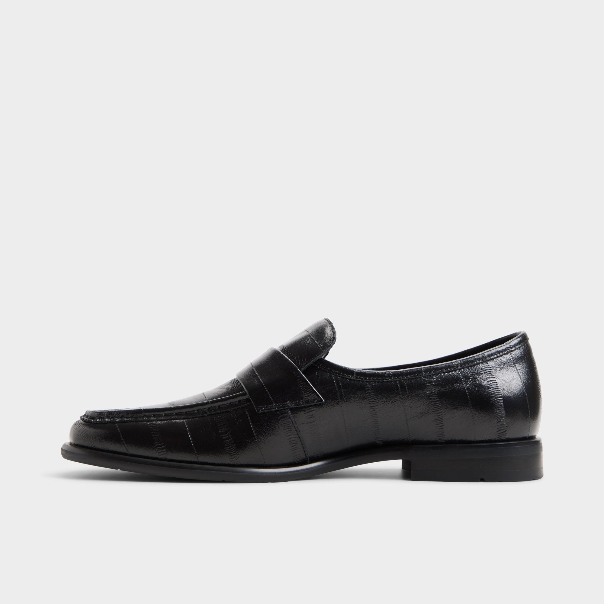 ALDO Emanuele mocassins homme croco noir