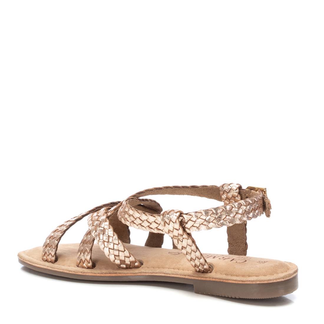 Carmela 16164801 sandales cuir doré tressé