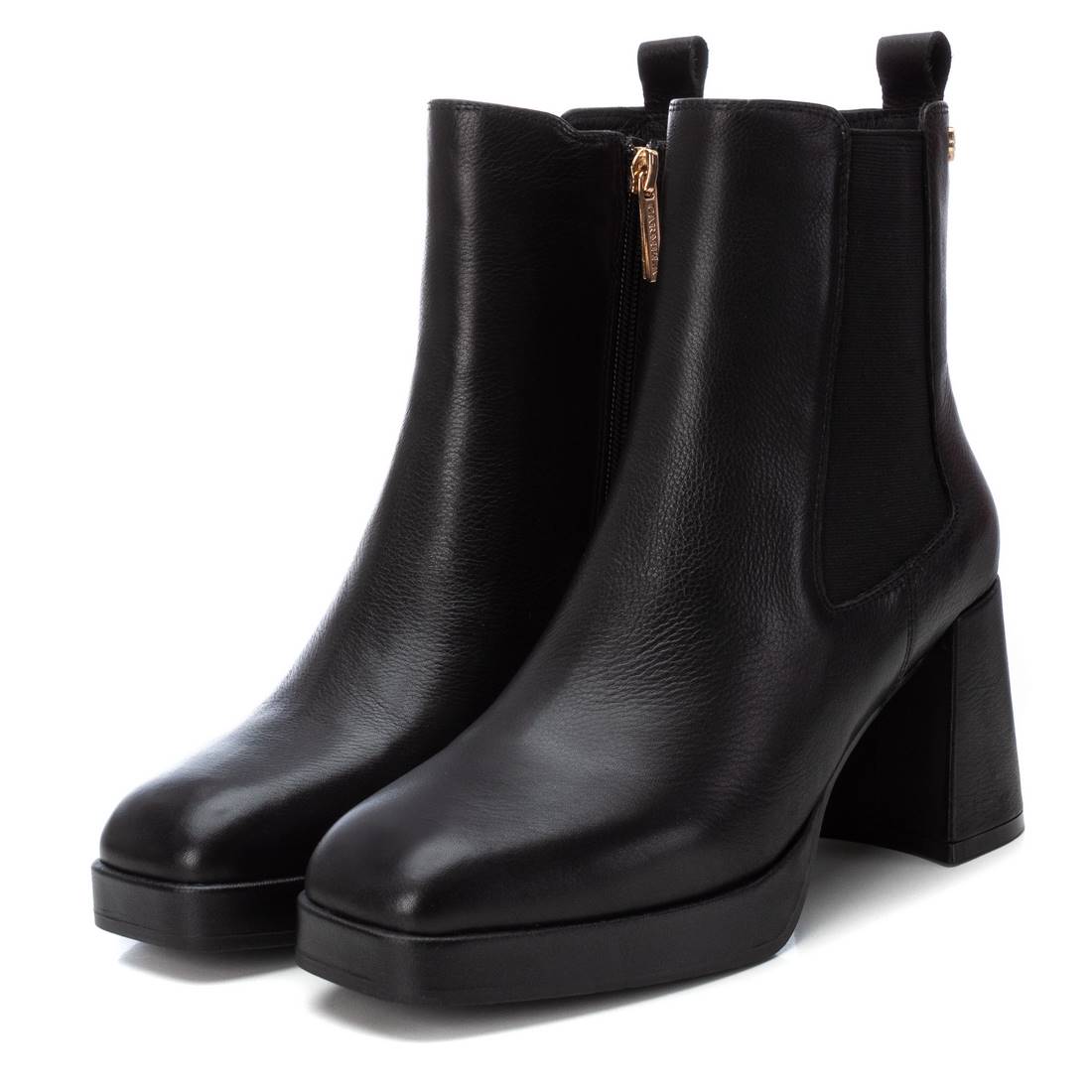 Carmela 16184801 bottine chelsea noire talon 8 cm