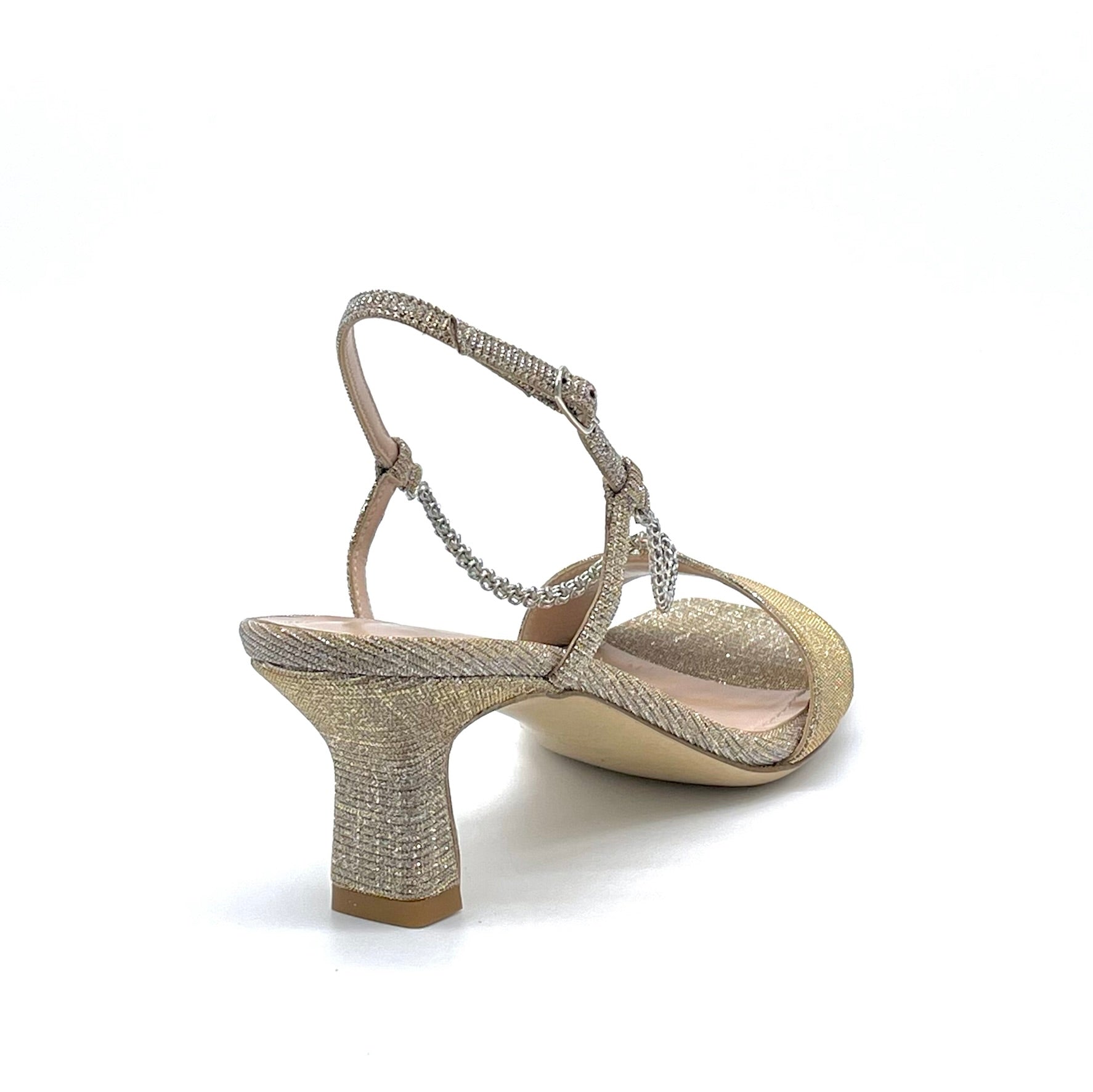 ELATA 12136_2 sandales laminé chaîne talon 5,5 cm