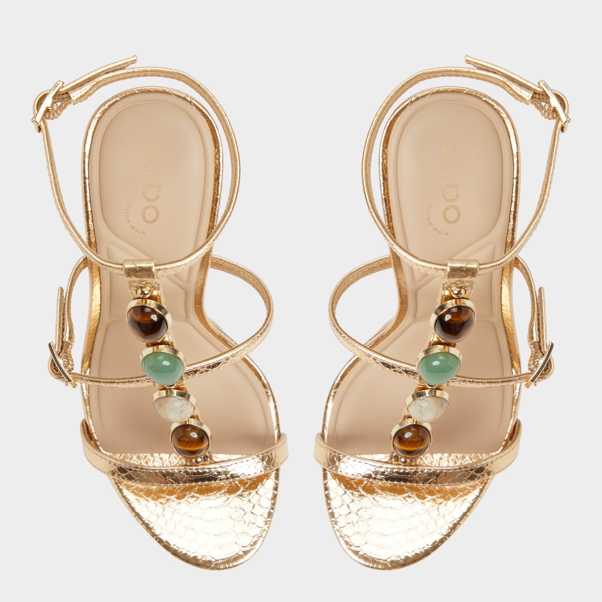 ALDO Opalia sandales à talons doré strass