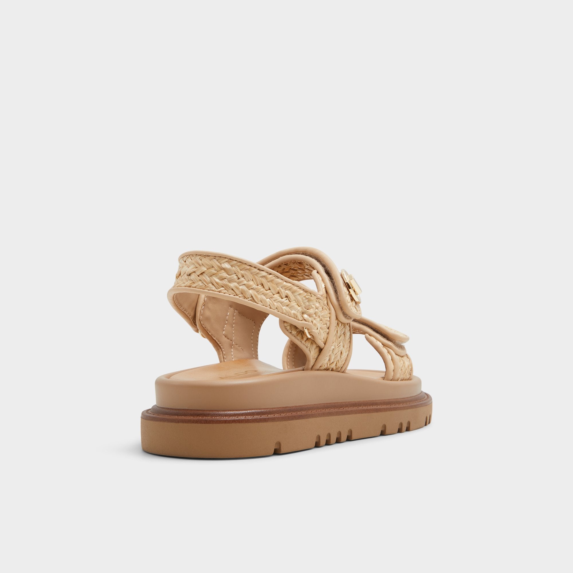 Aldo Linette sandales plates matelassées boucle