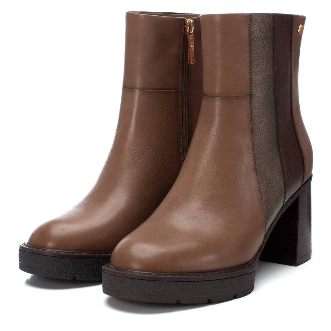 Carmela 16186403 bottine femme cuir marron talon 7 cm