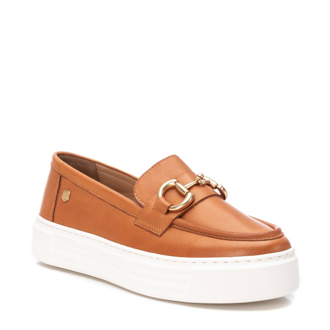 Carmela 16131902 mocassin femme marron cuir métal