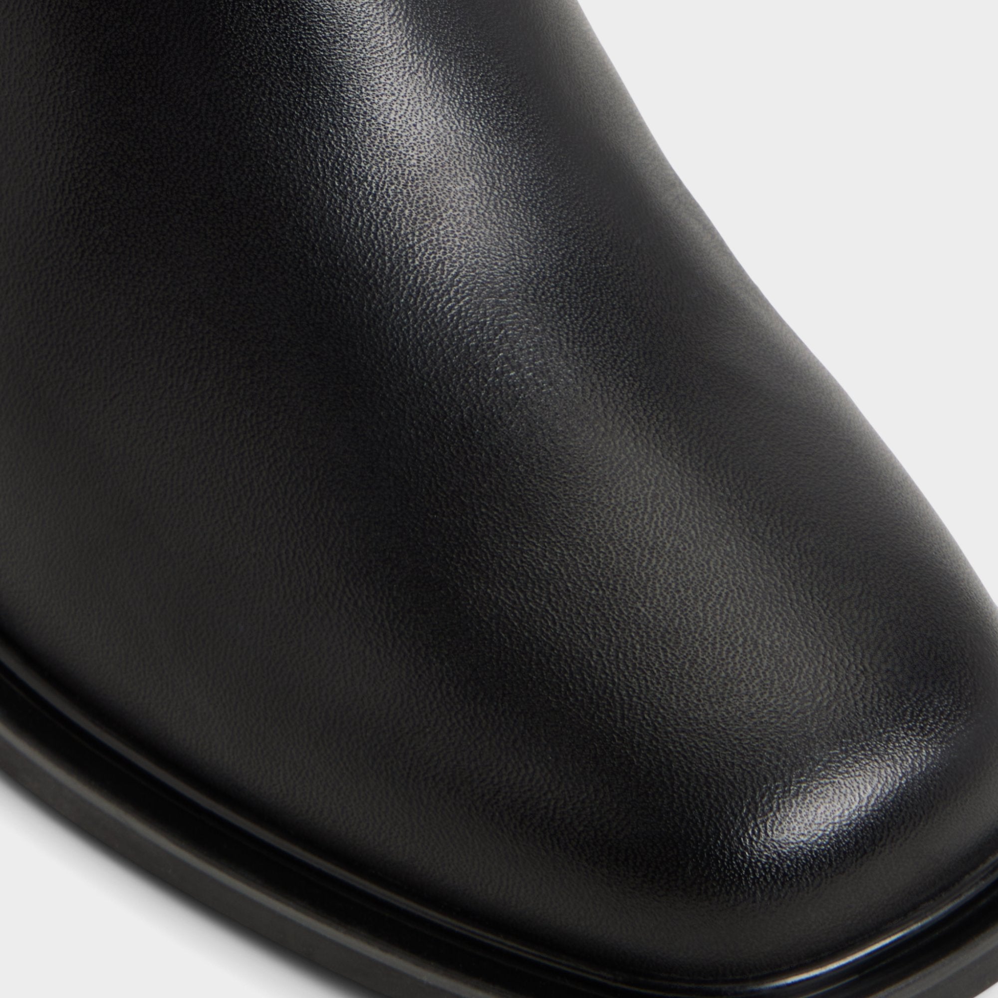Aldo Tywyn bottines cuir noir talon bloc