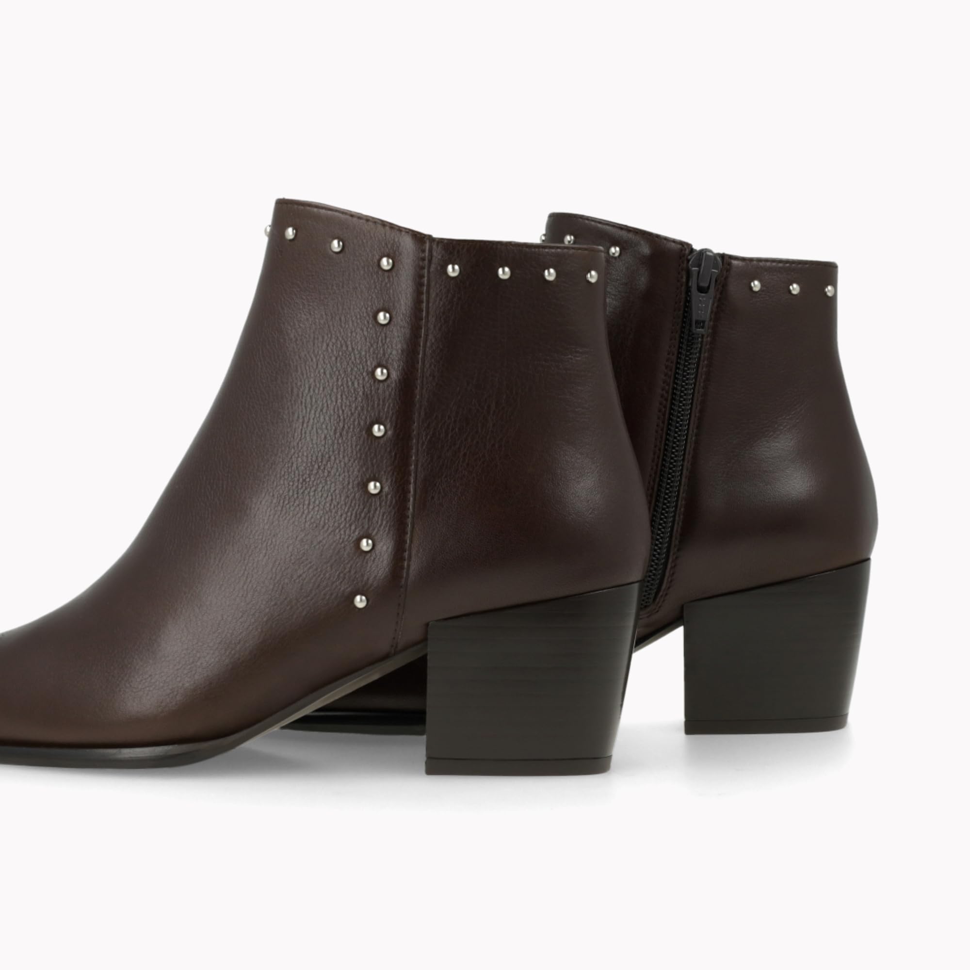 LODI KOL5590 bottines marron cuir talon stable