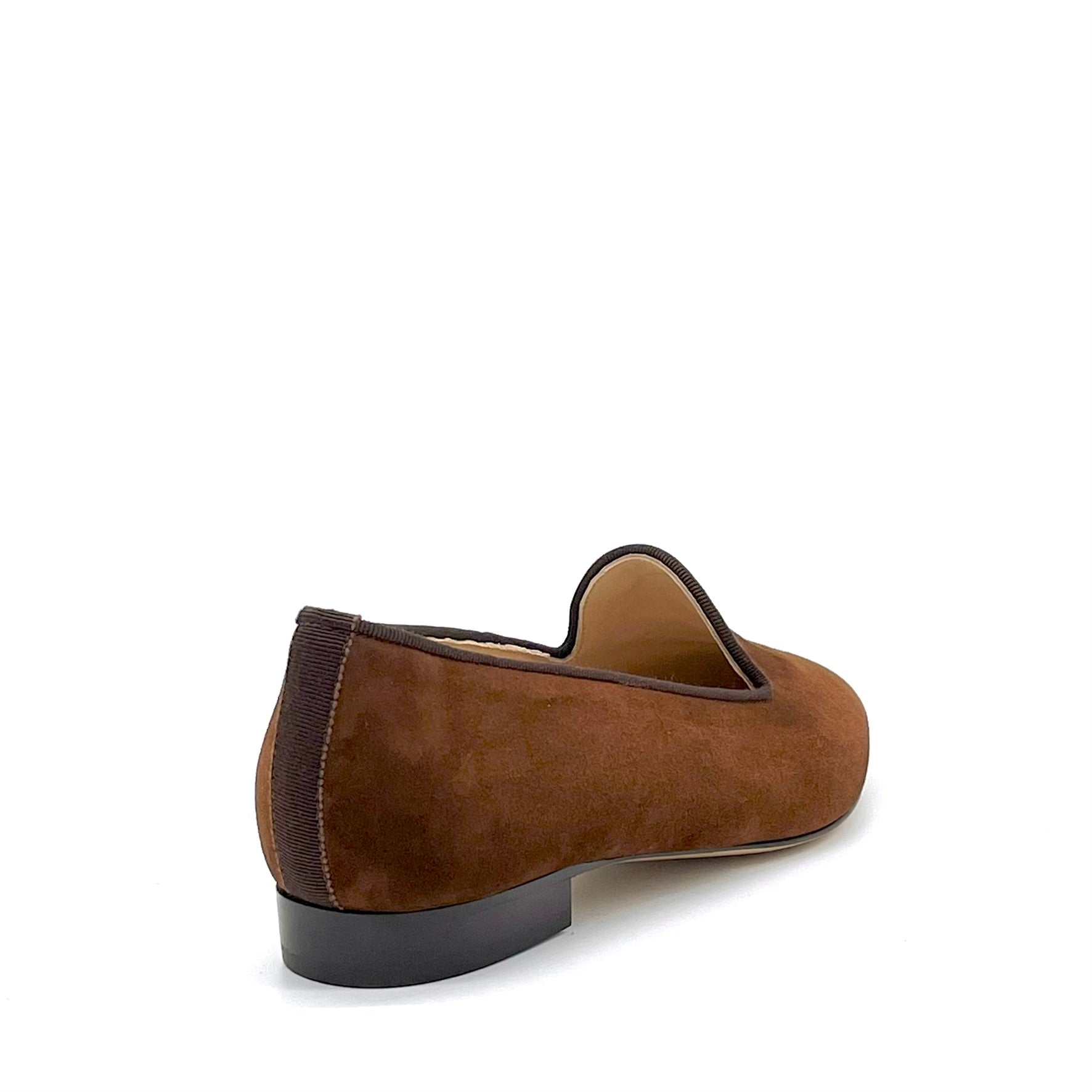 Elata 56514 mocassins daim cognac talon 1 cm