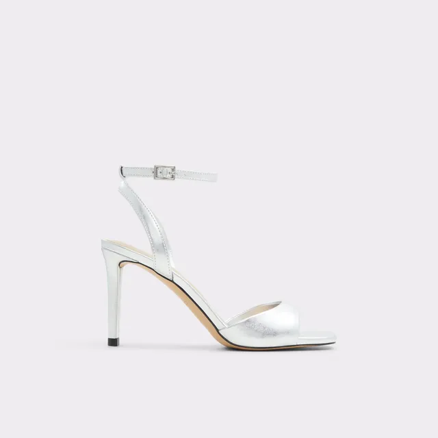 ALDO Sake sandales talon argenté stiletto