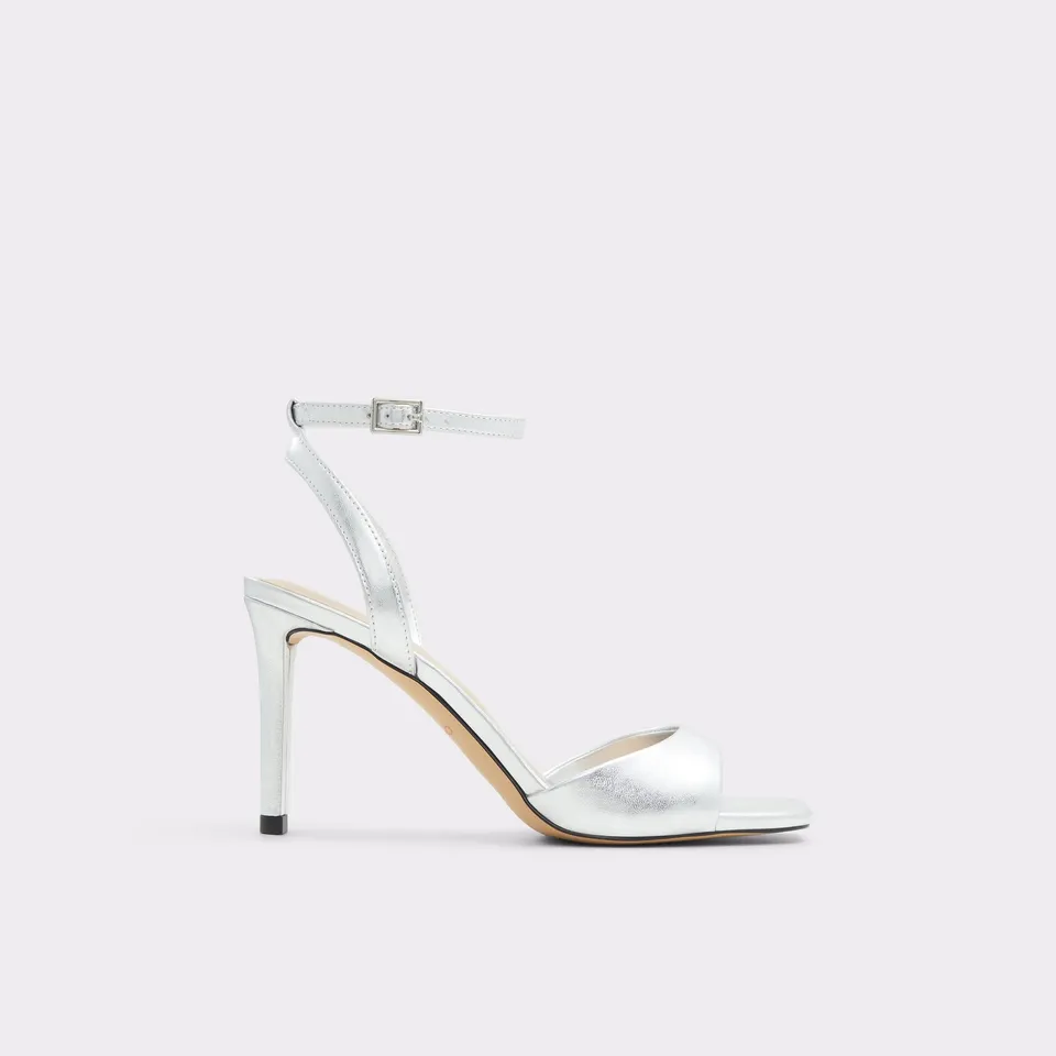 ALDO Sake sandales talon argenté stiletto