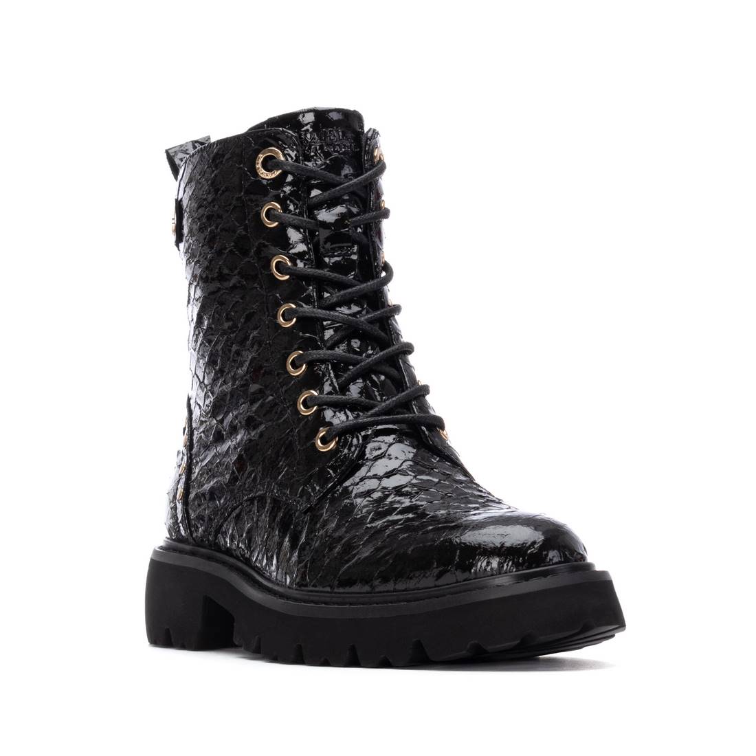 Carmela 16266503 bottines gris talon imprimé animal
