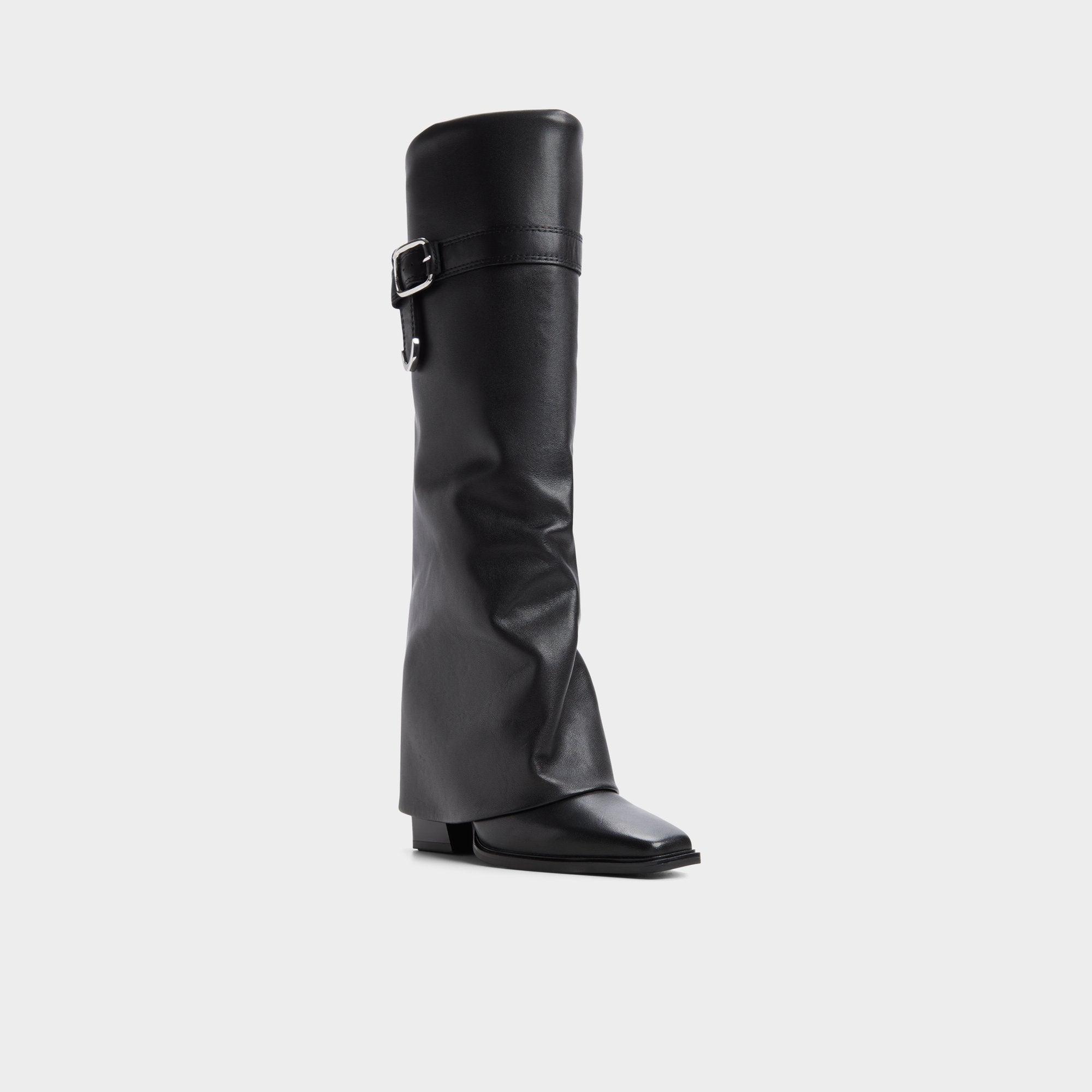 ALDO Amelle bottes hautes noires sangle amovible