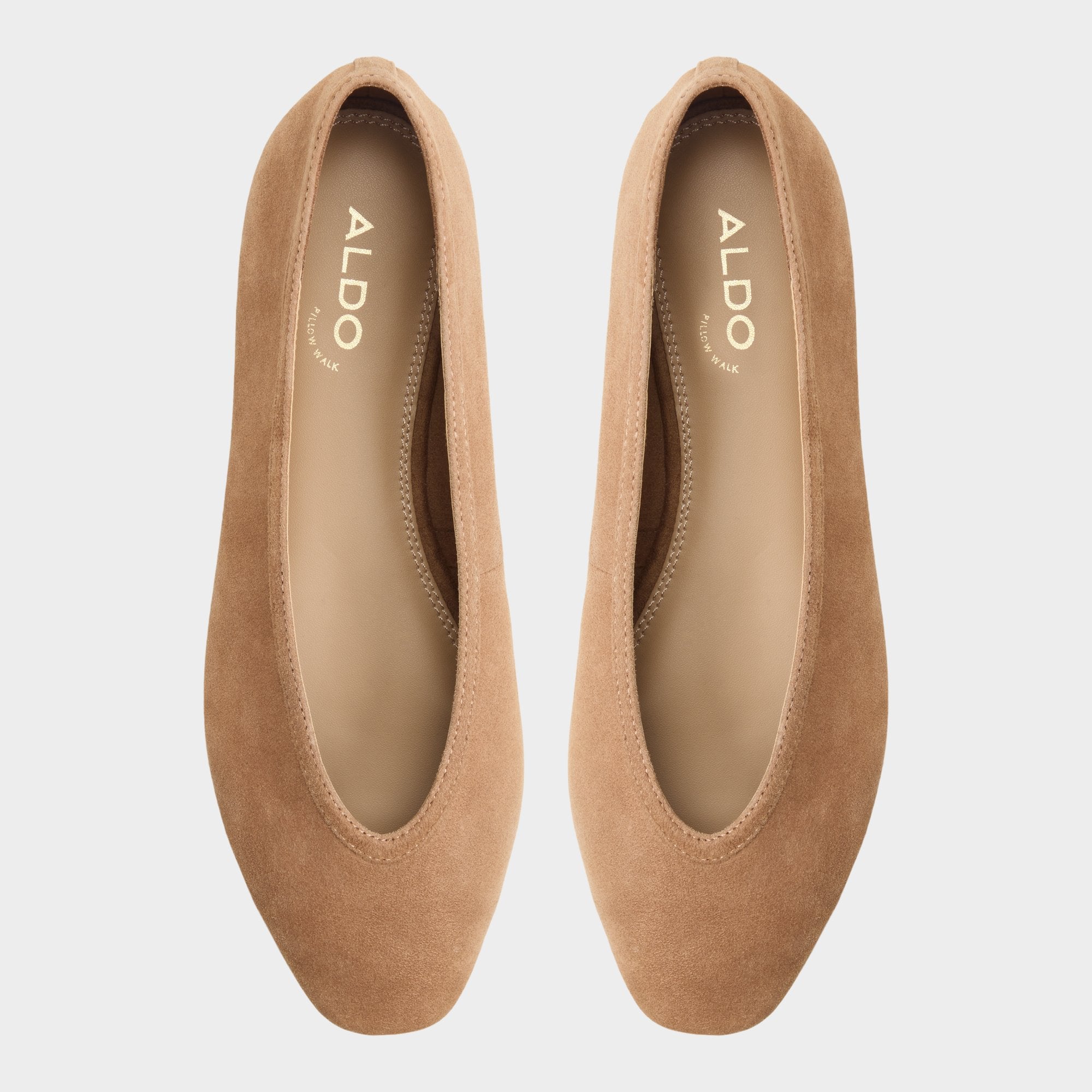 ALDO Ayrah ballerines cuir suède beige