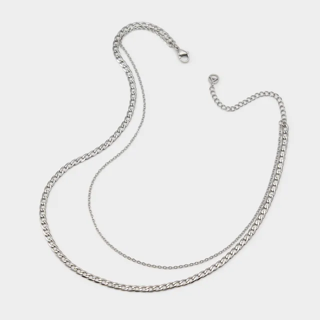 ALDO Lovechain collier double chaîne résistant eau