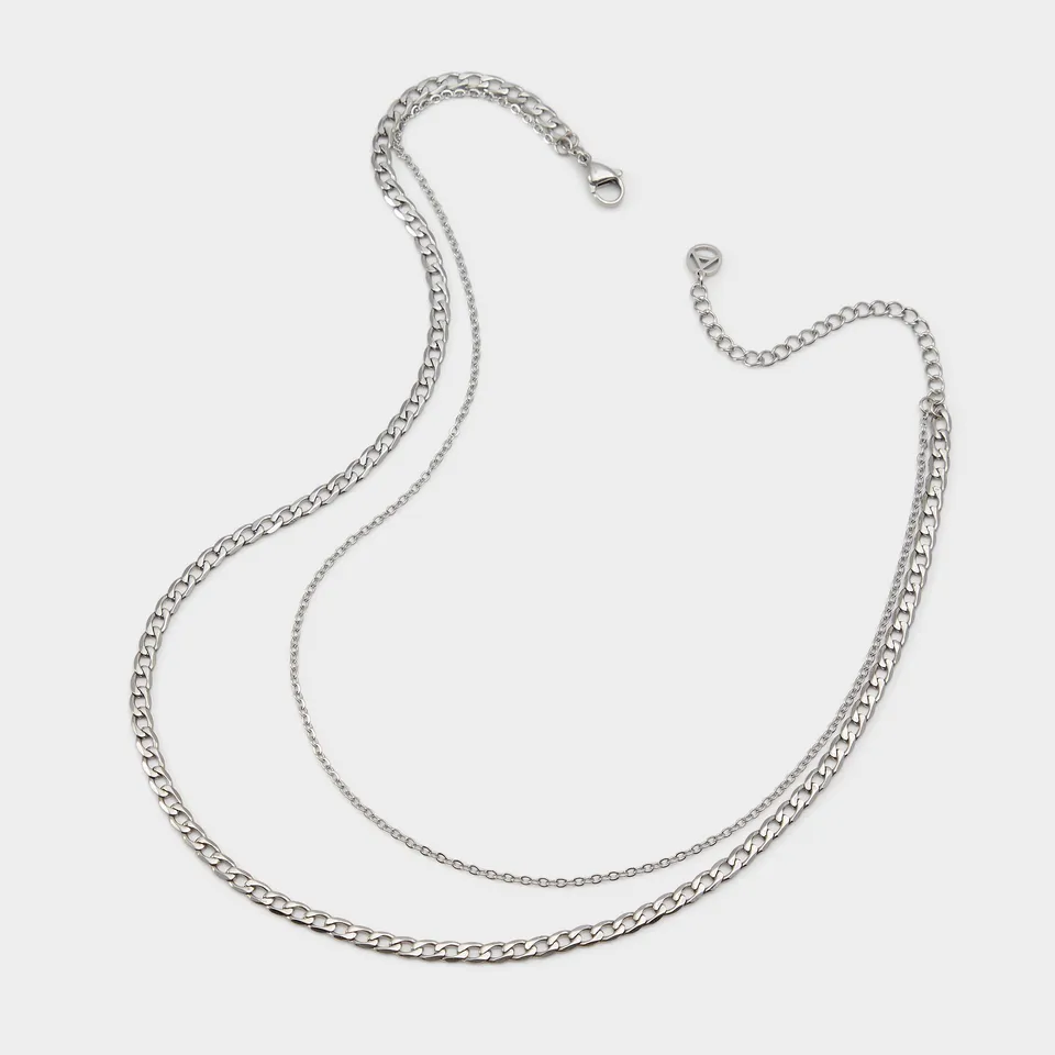 ALDO Lovechain collier double chaîne résistant eau