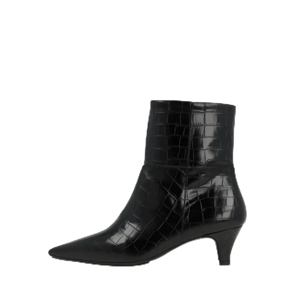Lodi Chiki bottines noires cuir