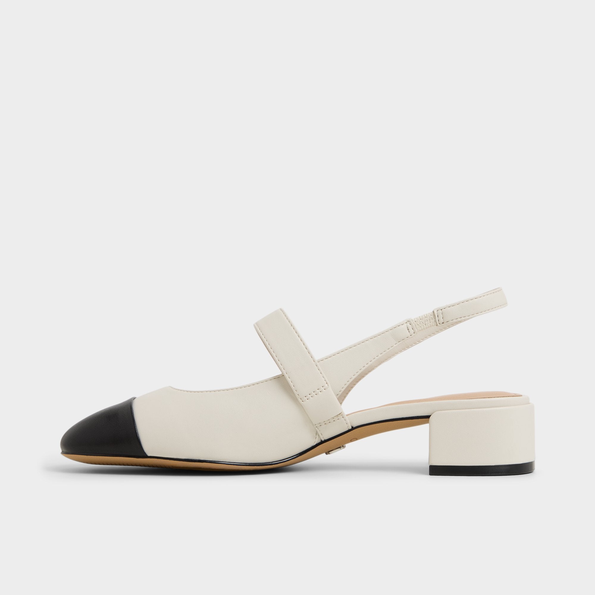 ALDO Agathe escarpins Mary Jane talon bloc blanc