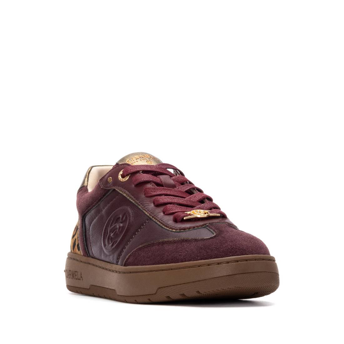 Carmela 16250405 baskets cuir bordeaux