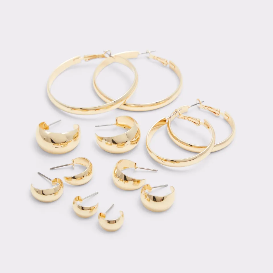 ALDO Bevern boucles d’oreilles créoles métallisées