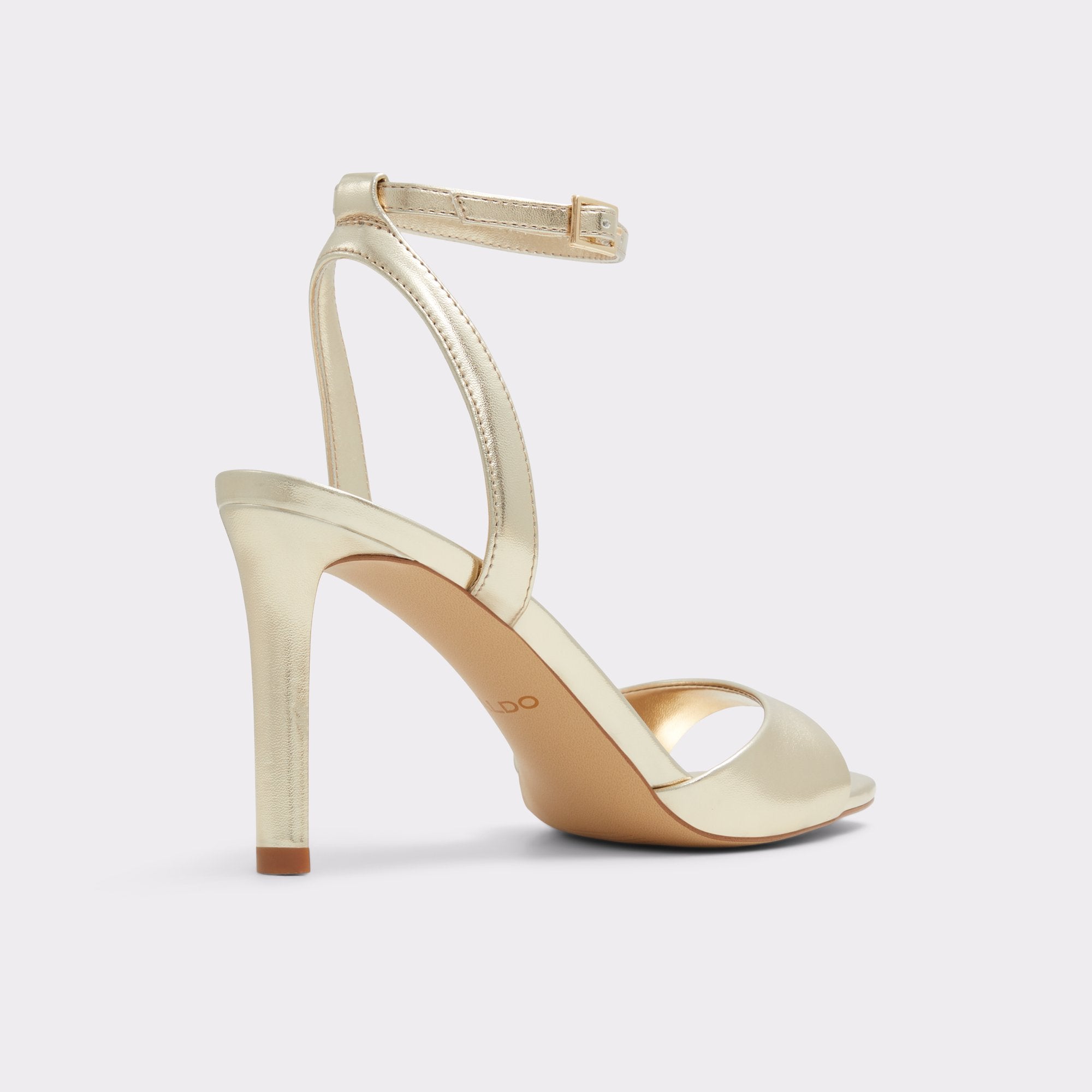 ALDO Sake sandales talon doré métallisé