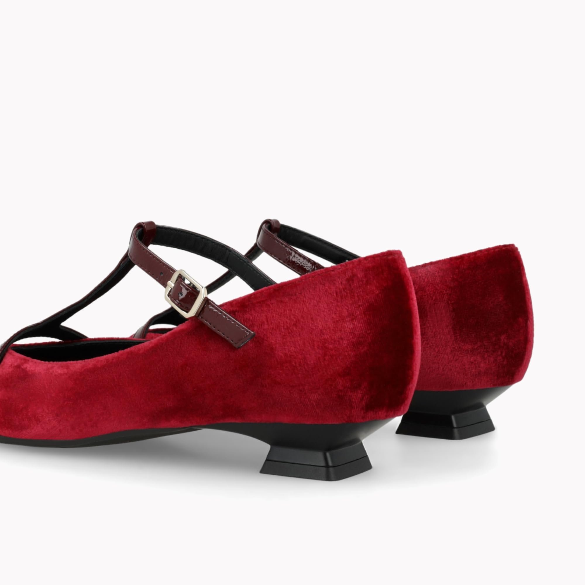 LODI BED5526-TE babies cuir rouges à talon