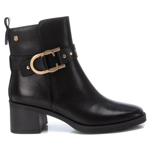 Carmela 16199902 bottine cuir noir talon 7 cm