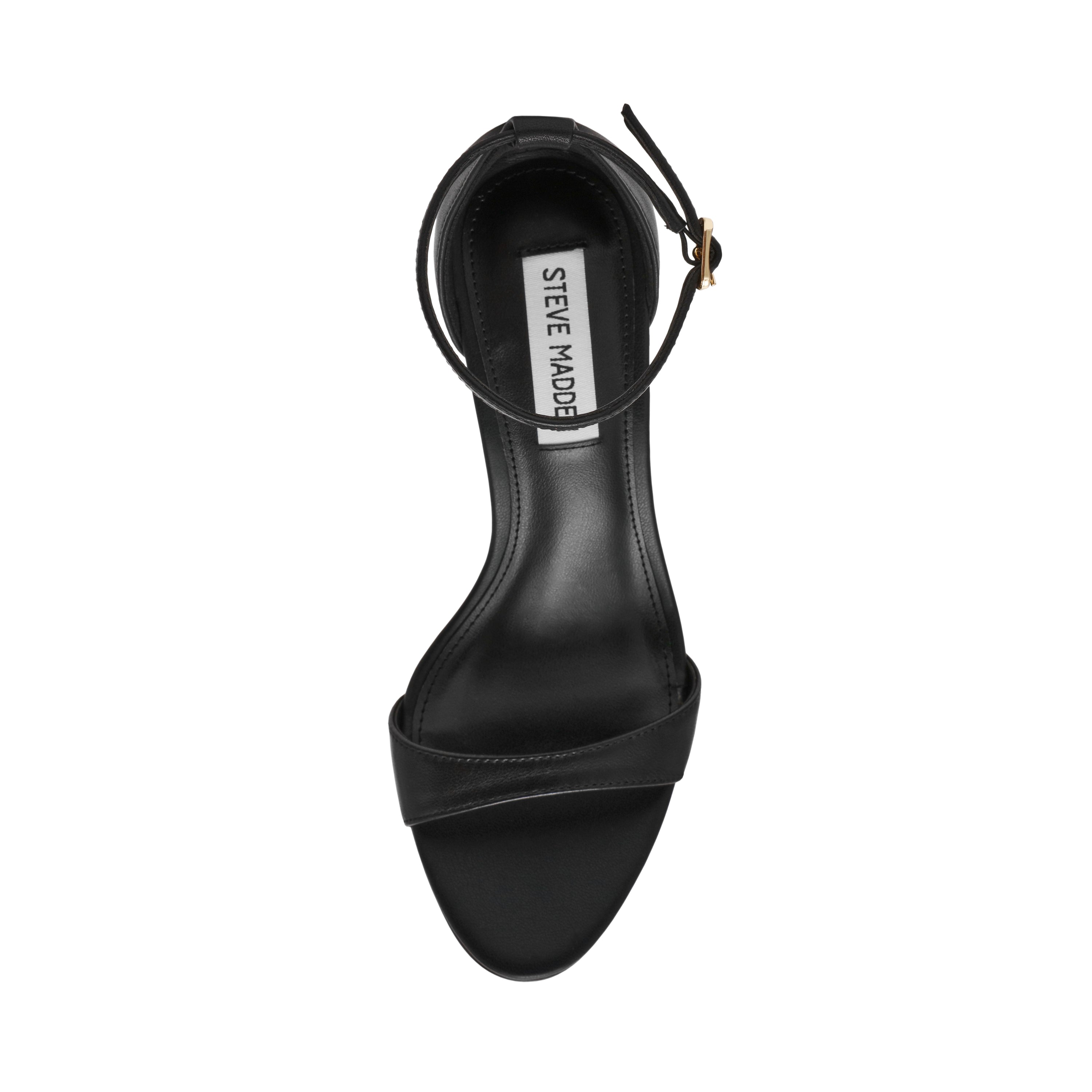 Steve Madden Nevina Sandal sandales cuir noir talon 7 cm