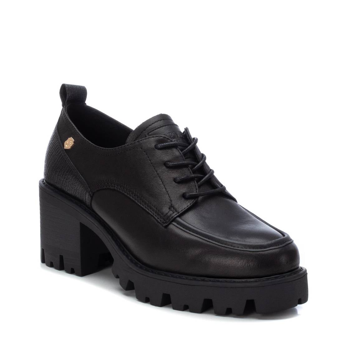 Carmela 16108902 derbies cuir noir talon 7 cm