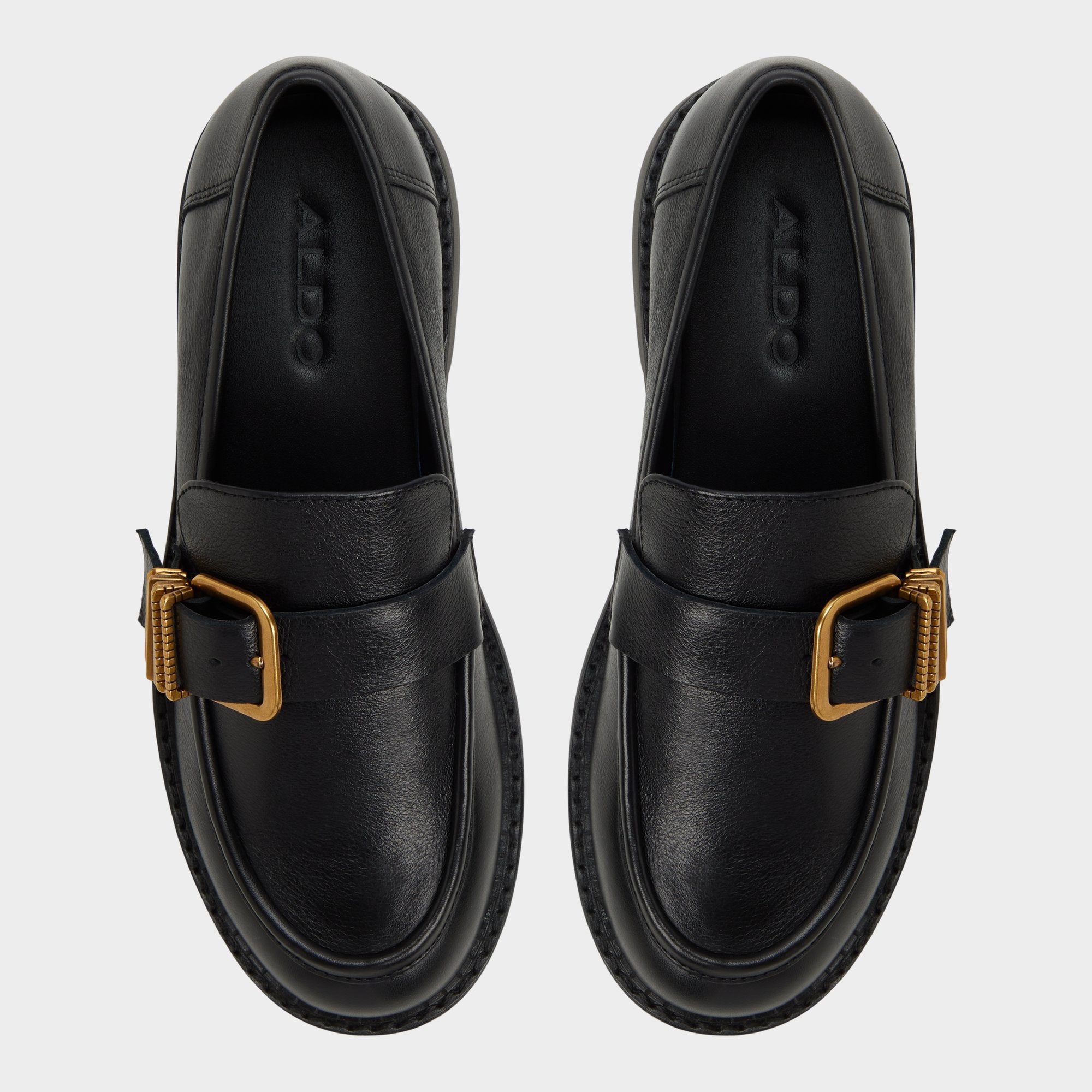 ALDO Kalya mocassins cuir boucle dorée