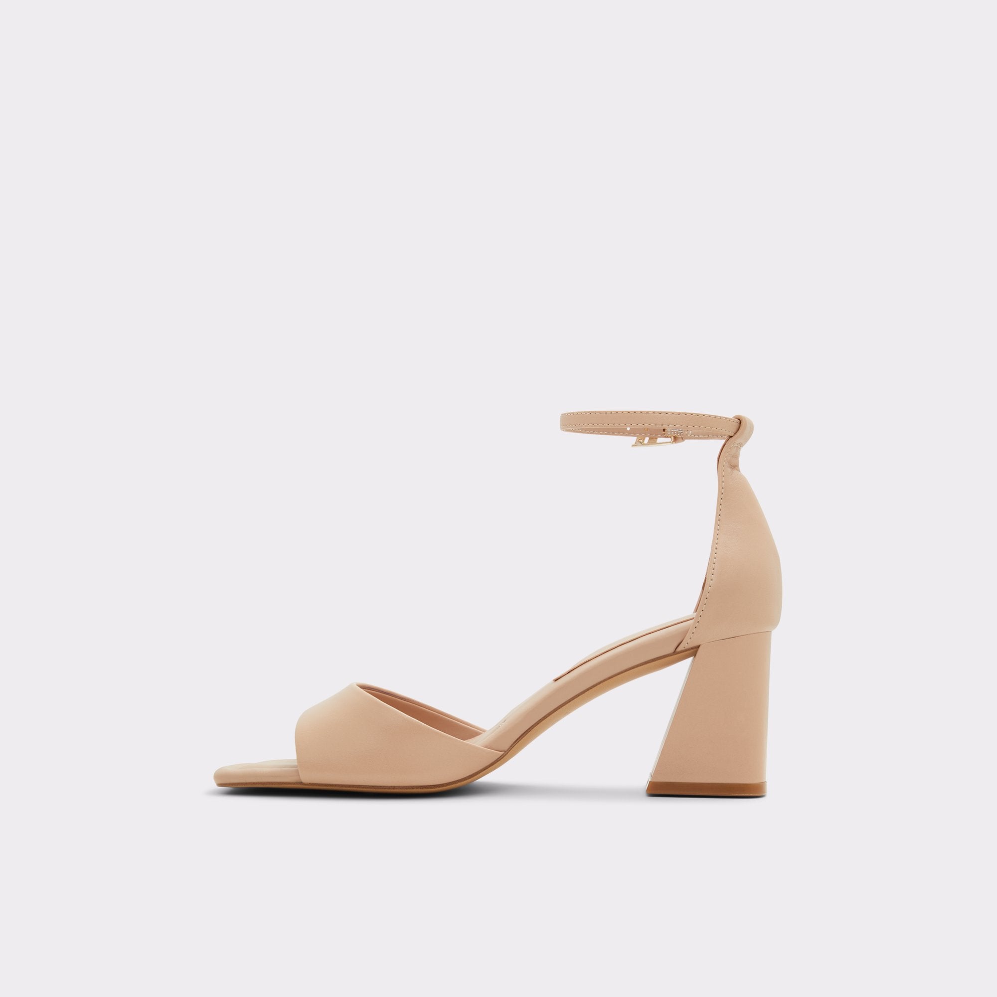 ALDO Safdie escarpins bloc nude bride cheville