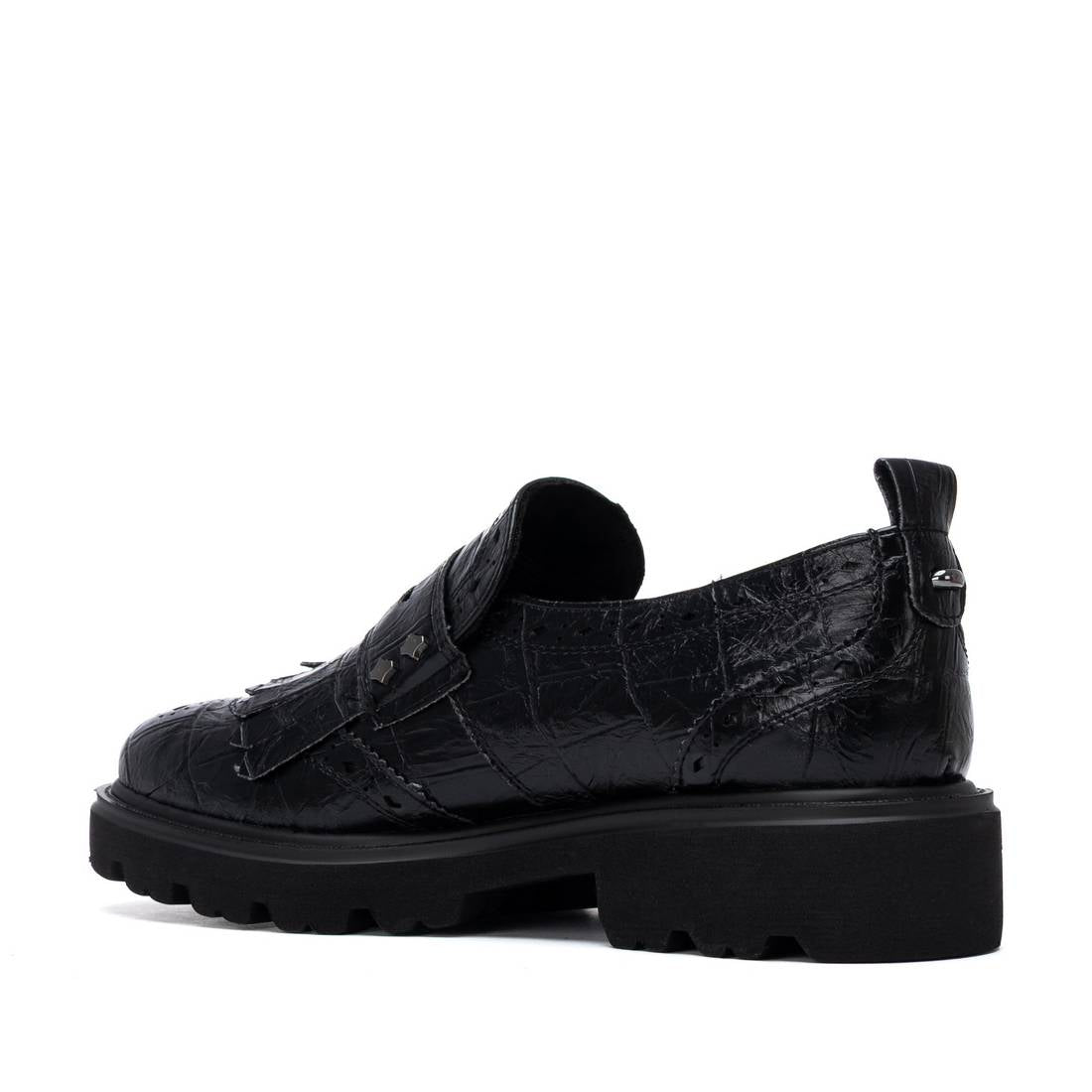 Carmela 16435903 mocassin femme noir synthétique