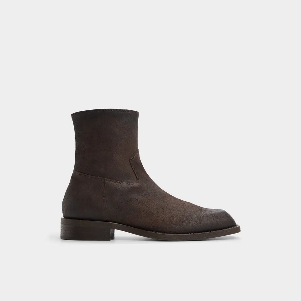 ALDO Todi bottines marron cuir bout carré