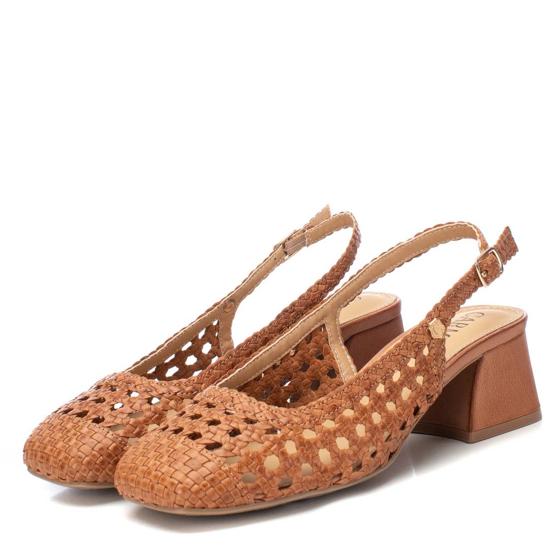 Carmela 16160801 escarpin cuir marron talon 5 cm