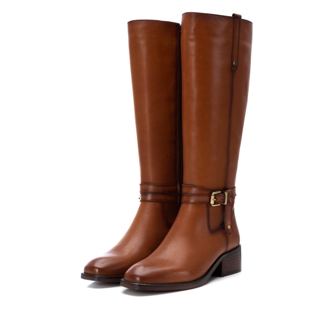 Carmela 16097702 bottes femme marron cuir talon bas