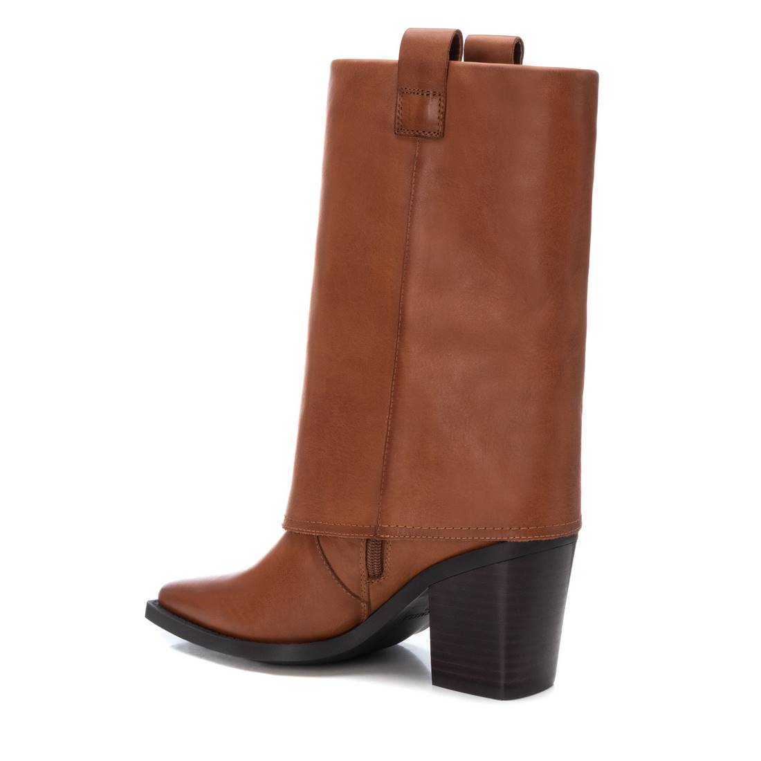 Carmela 16187704 Bottes Femme Marron Cuir Talon 8 cm