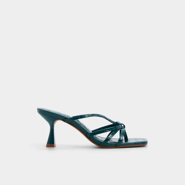 ALDO Lumera mules femme vert talon croco