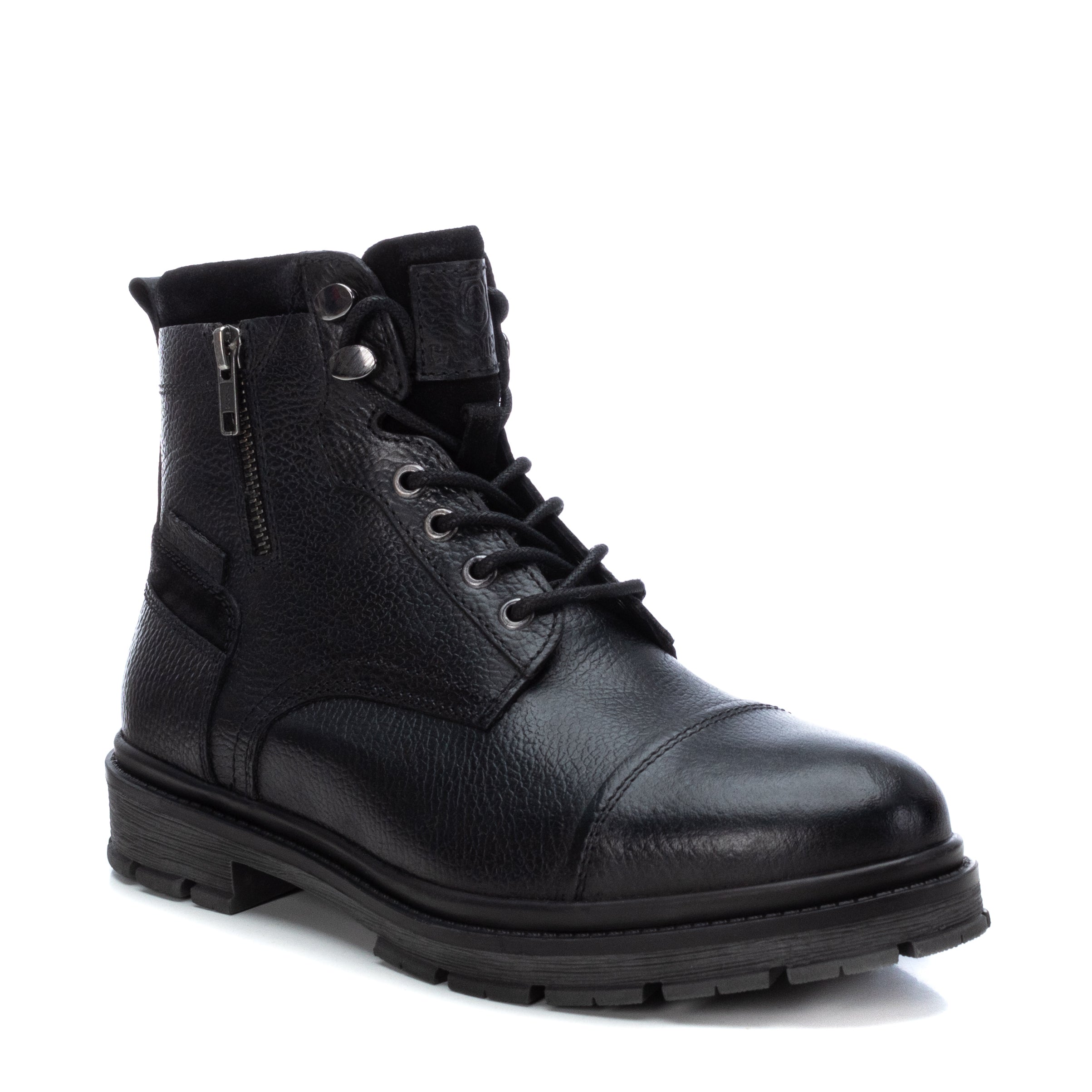 Carmela 16035002 bottines homme noir cuir