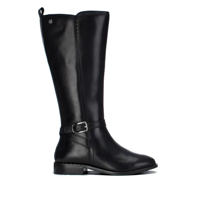 Carmela 16412401 bottes femme noires cuir boucle