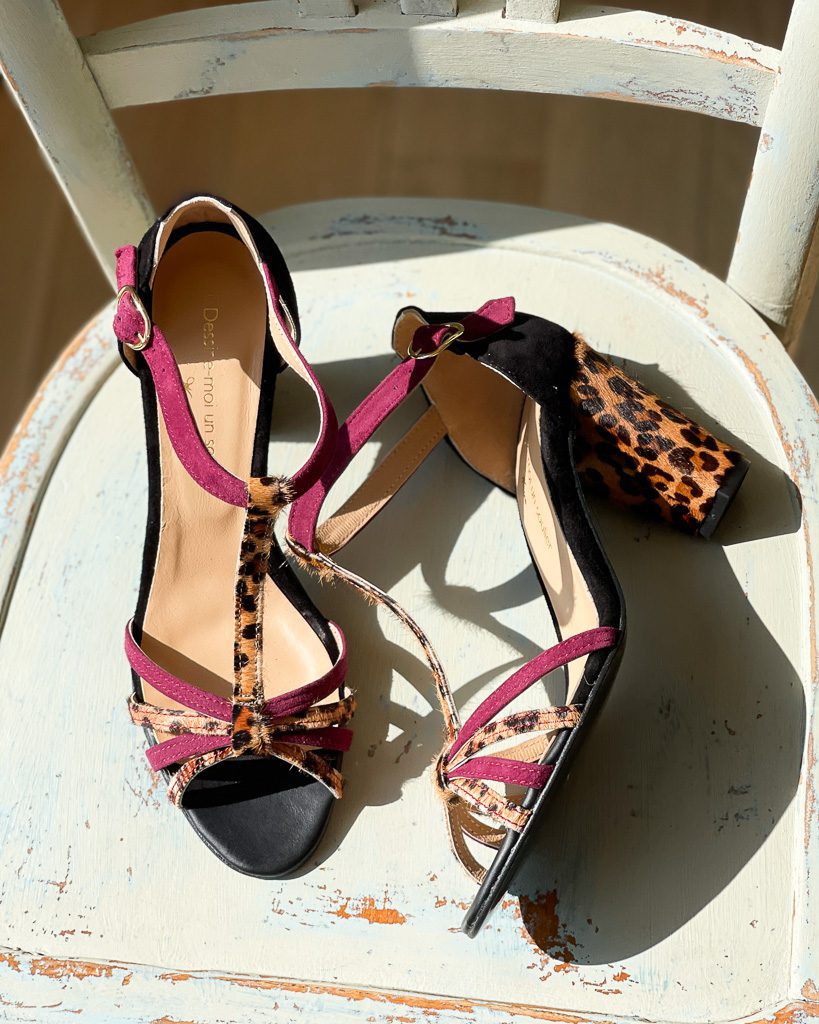 Dessine Moi Un Soulier Chloé high velours noir sandales hautes