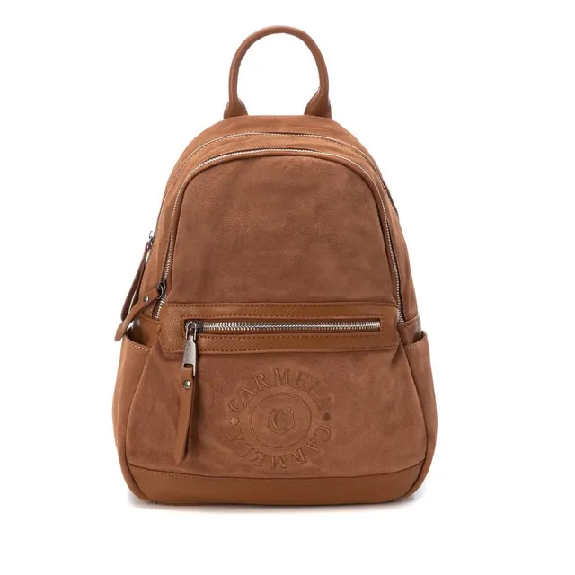 Carmela 18603701 sac à dos femme marron cuir 34 cm