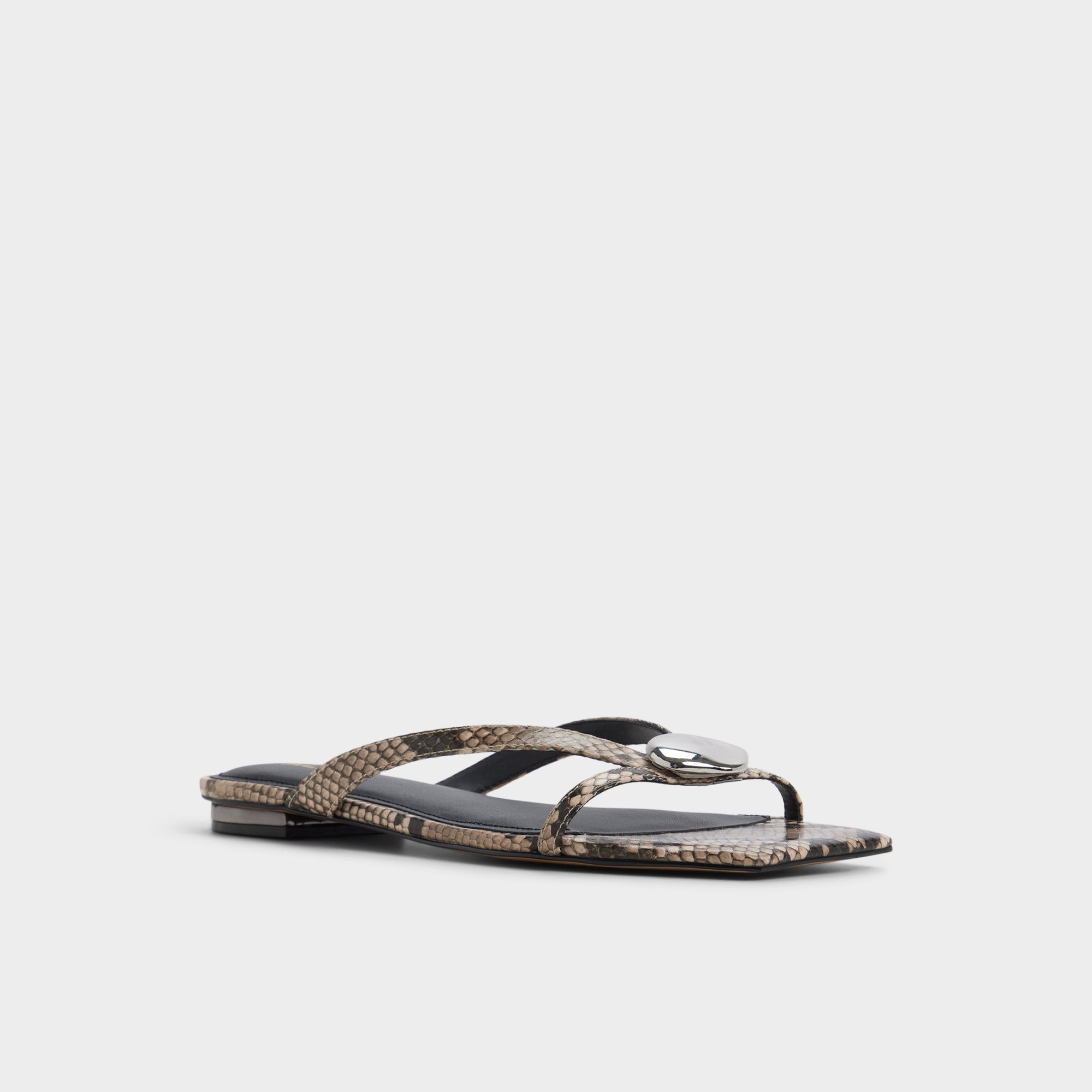 Aldo Iliria tongs femme imprimé serpent pointure 8
