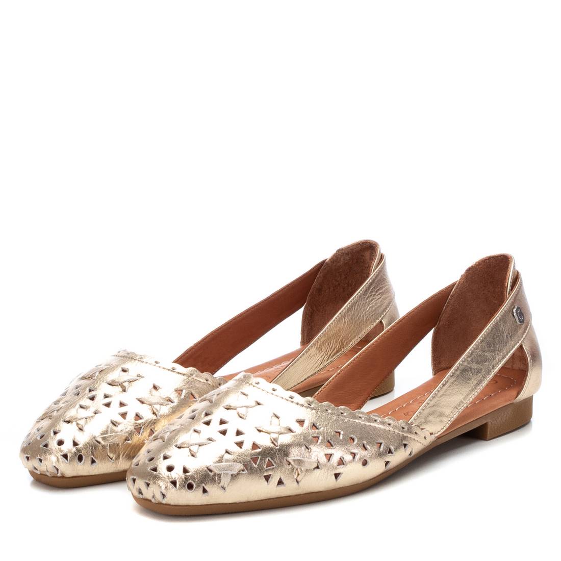 Carmela 16067208 ballerine dorée cuir ajouré