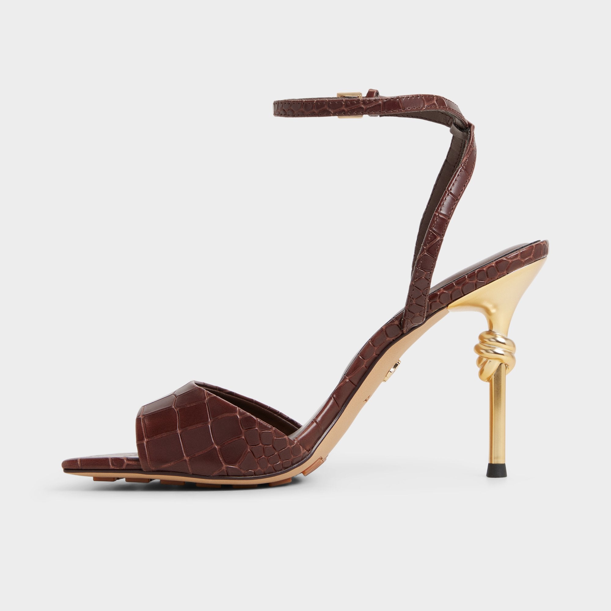 ALDO Harmonious sandales talon aiguille doré
