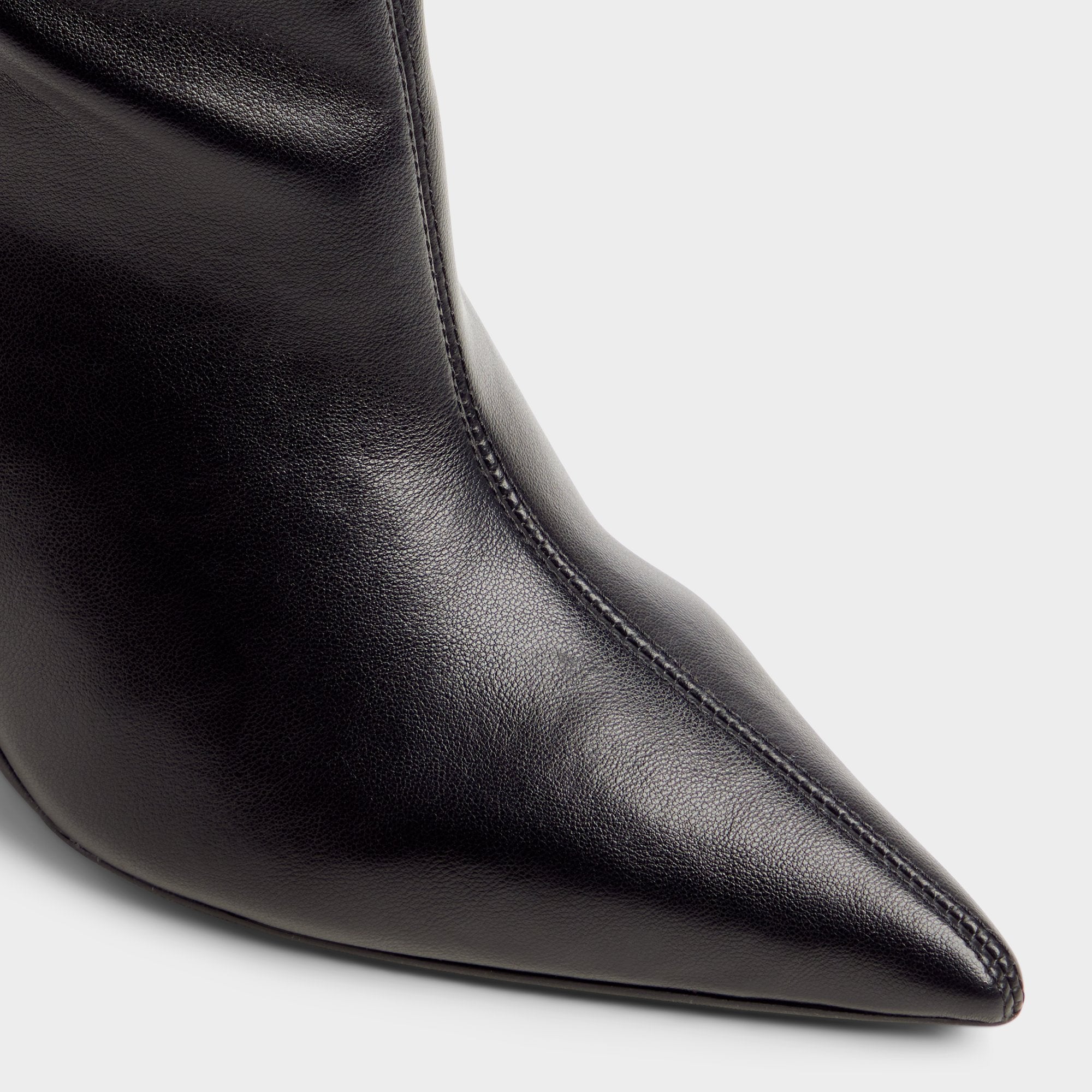 ALDO Zalya-wc bottes hautes noires mollet large