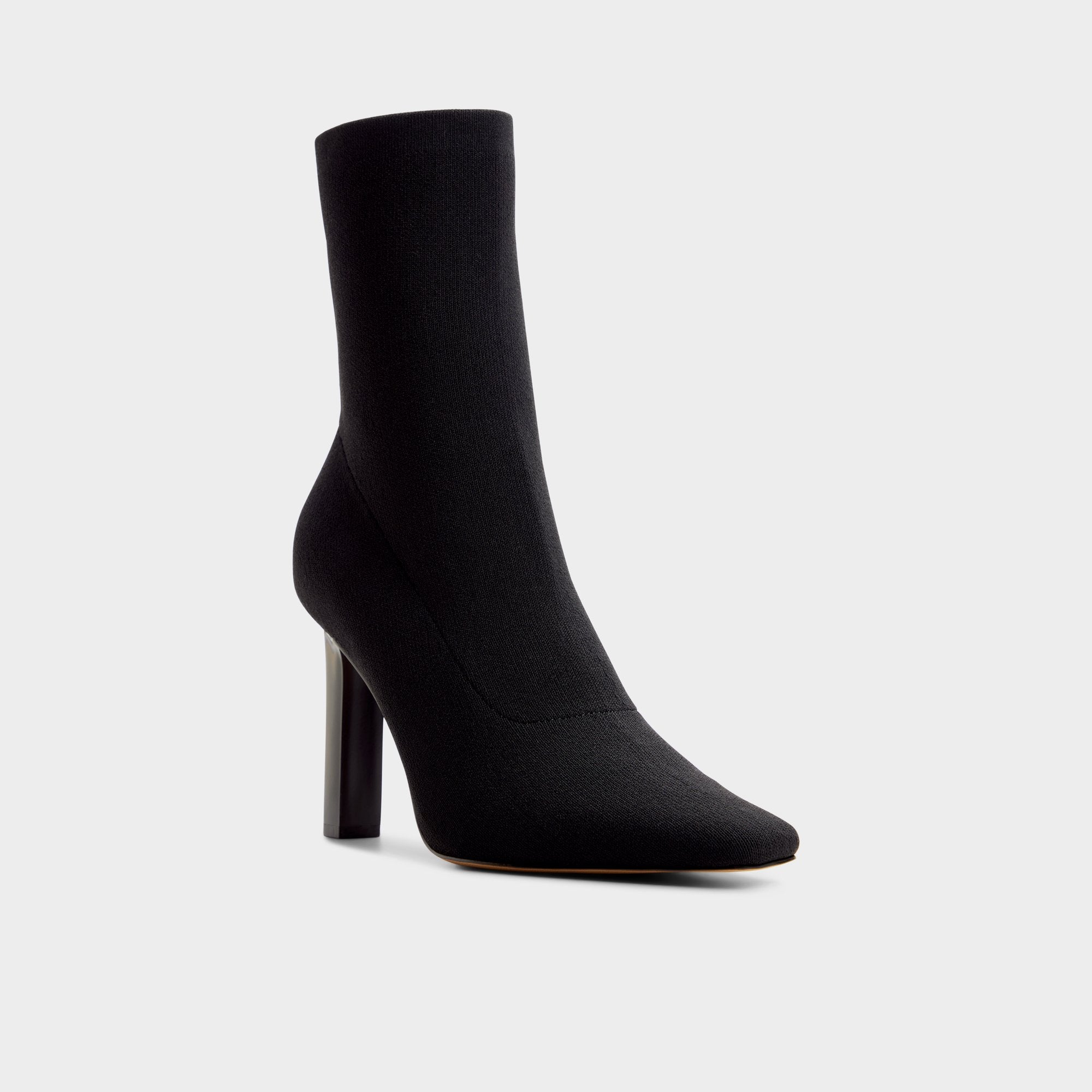 ALDO Leiani bottine à talon noir maille