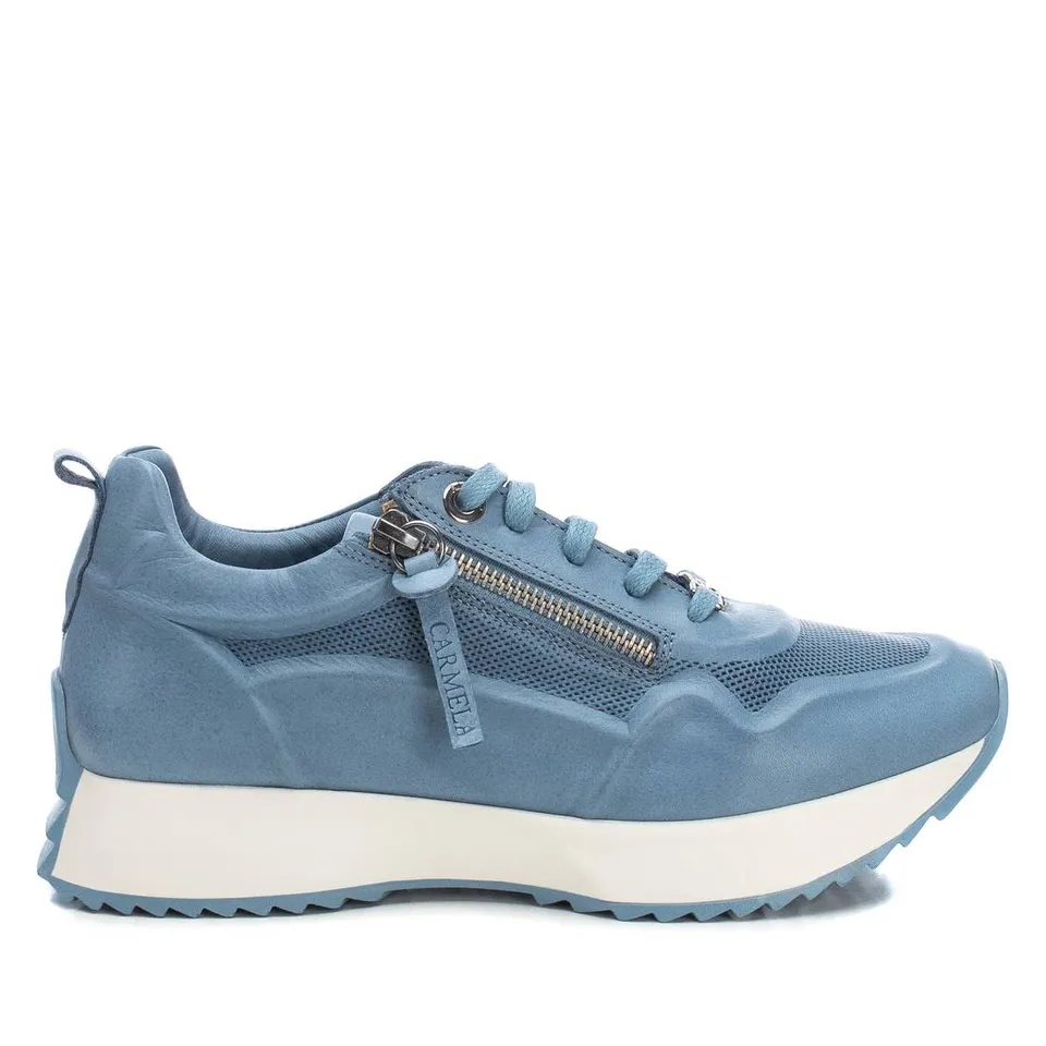 Carmela 160670 16067005 baskets cuir bleu